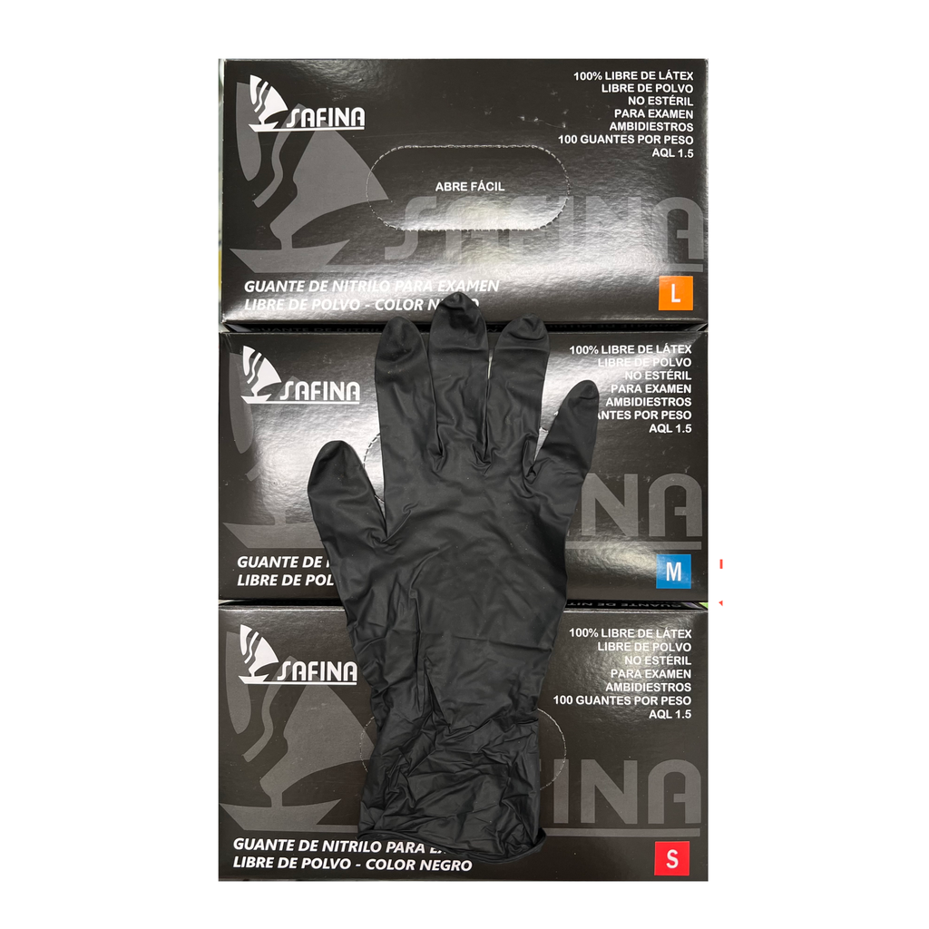Guante Nitrilo Negro S (Caja10u.)