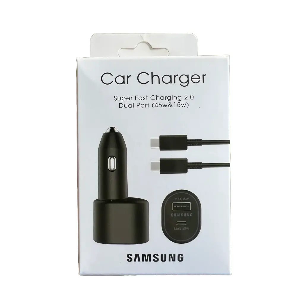 Cargador Carro Samsung Tipo USB+C C/Cable