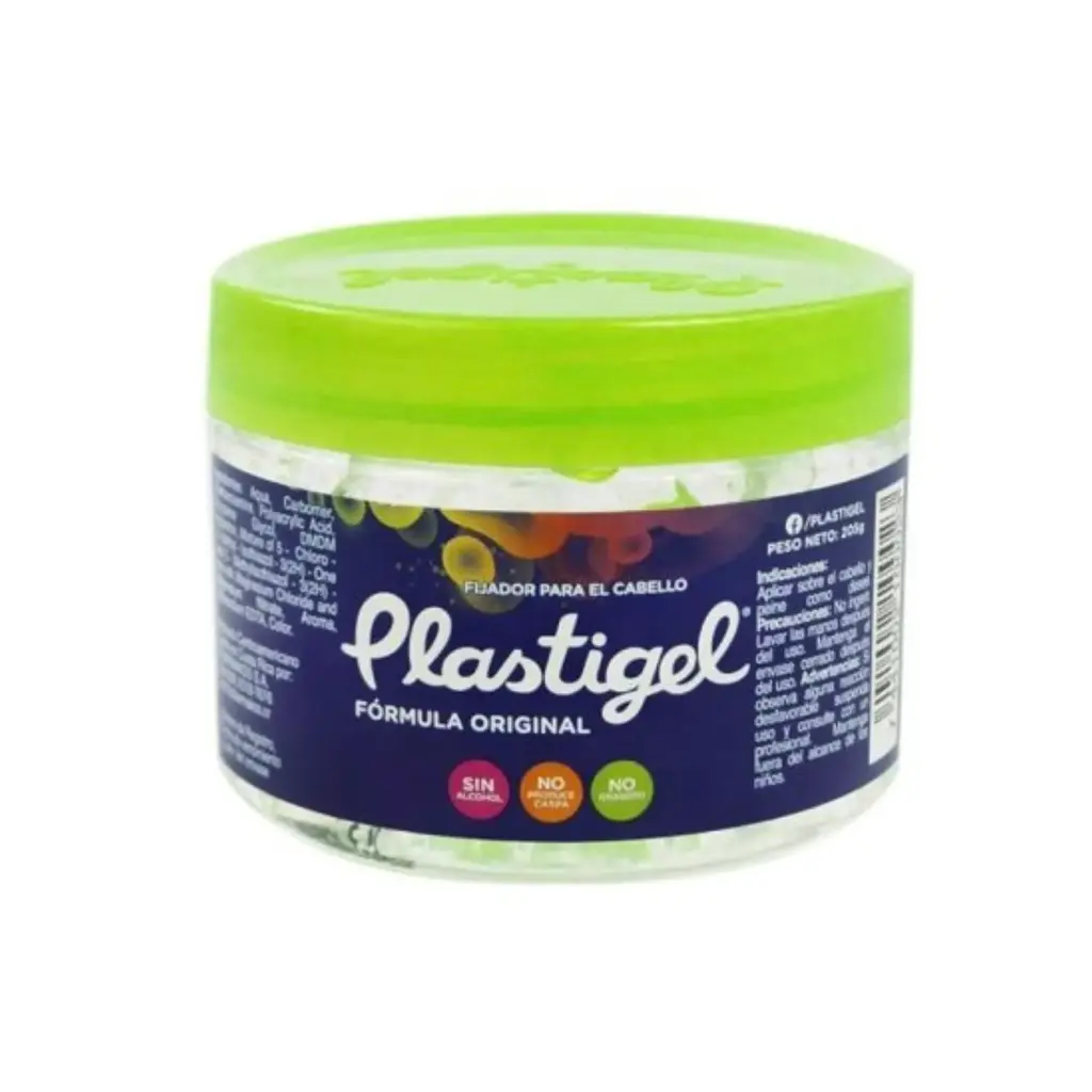 Gel de Pelo Plastigel Taza 205g (Caja8u.)