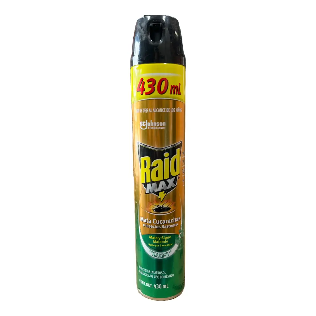 SC Johnson Raid Max Eucalipto 430ml (Caja12u.)