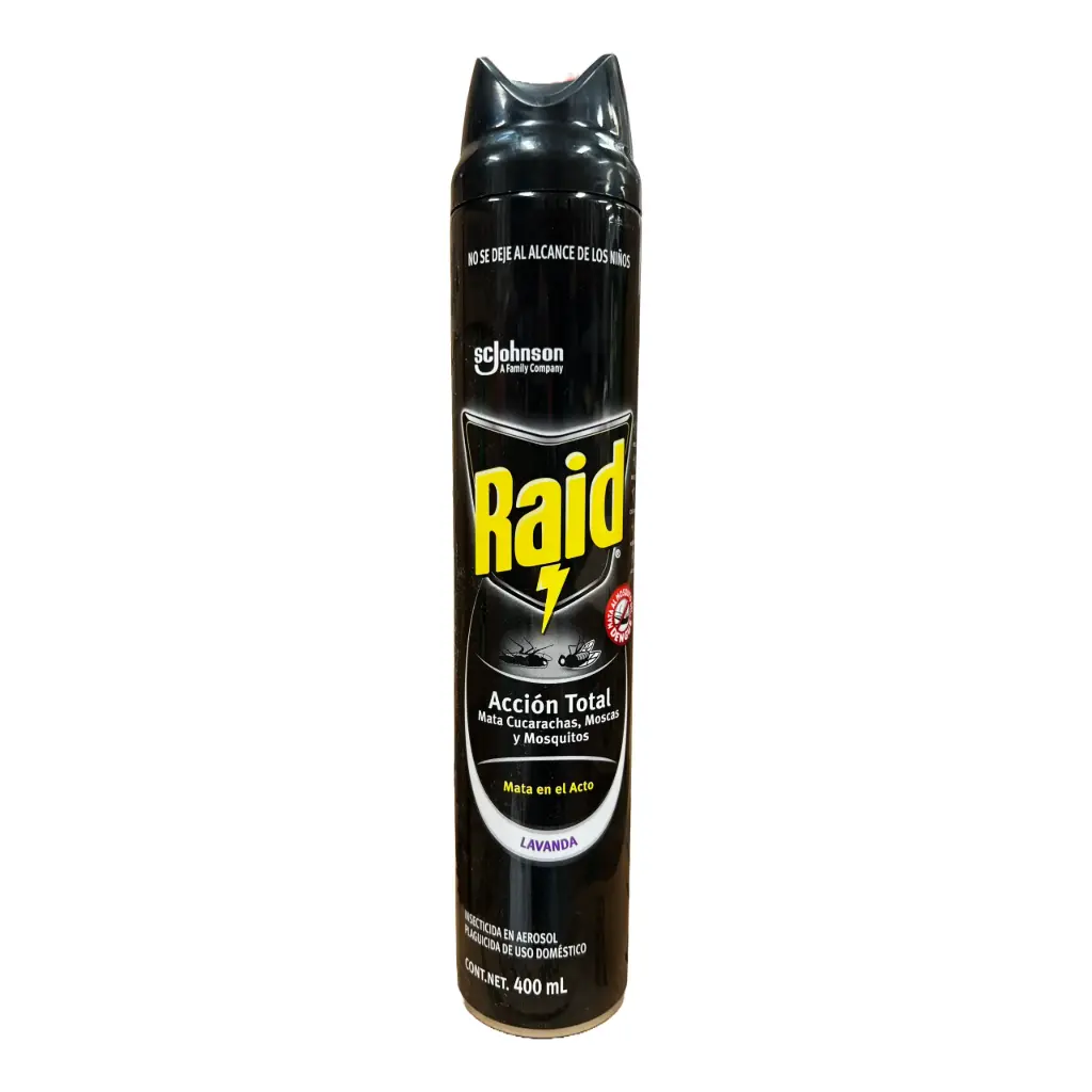 SC Johnson Raid Accion Total 400ml (Caja12u.)