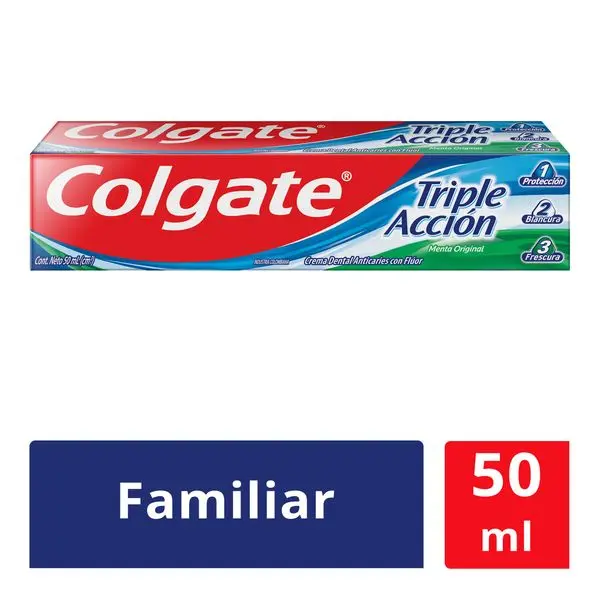 C.D. Colgate Triple Accion 50ml (Caja144u.)