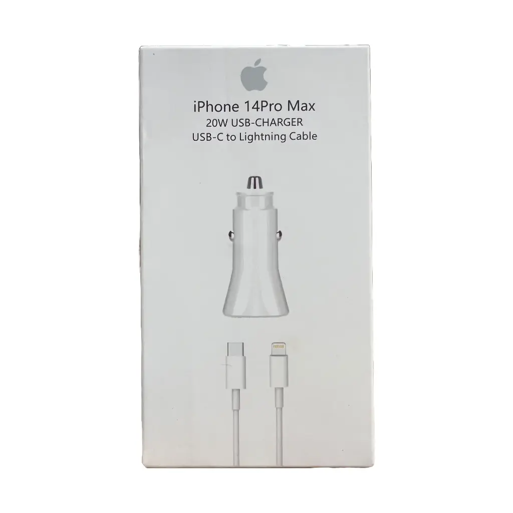 Cargador Carro C/Cable iPhone 