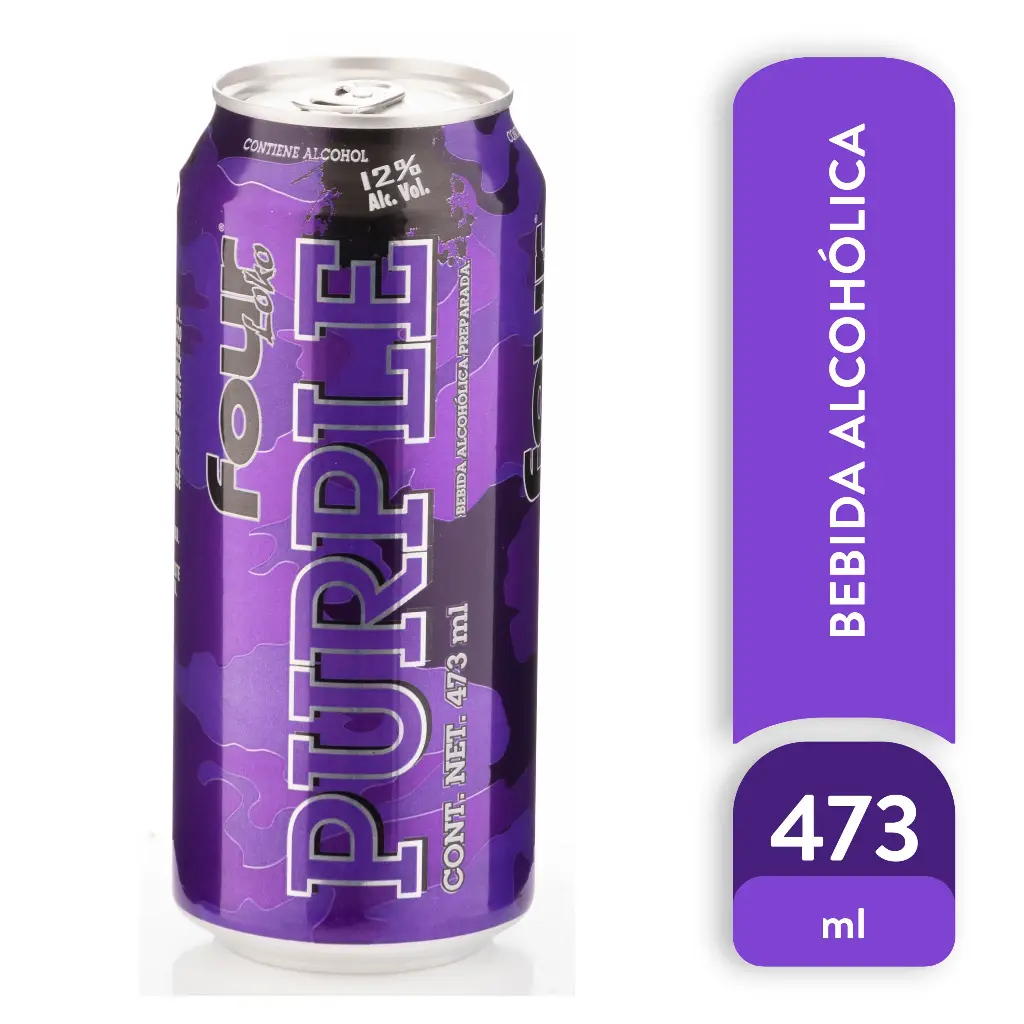 Cerv. Four Loko Morado (Caja24u.)