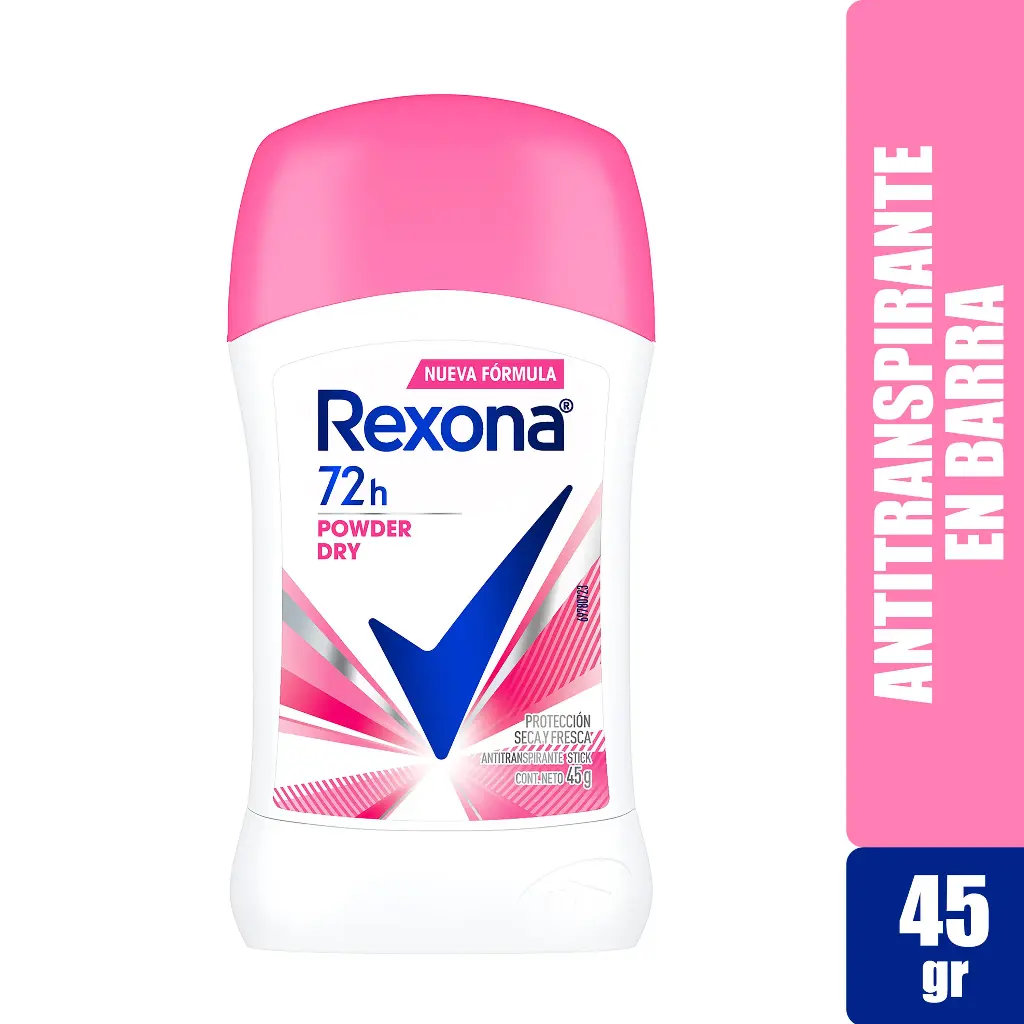 Deso. Rexona Barra Mujer Powder Dry (CAJA12u.)