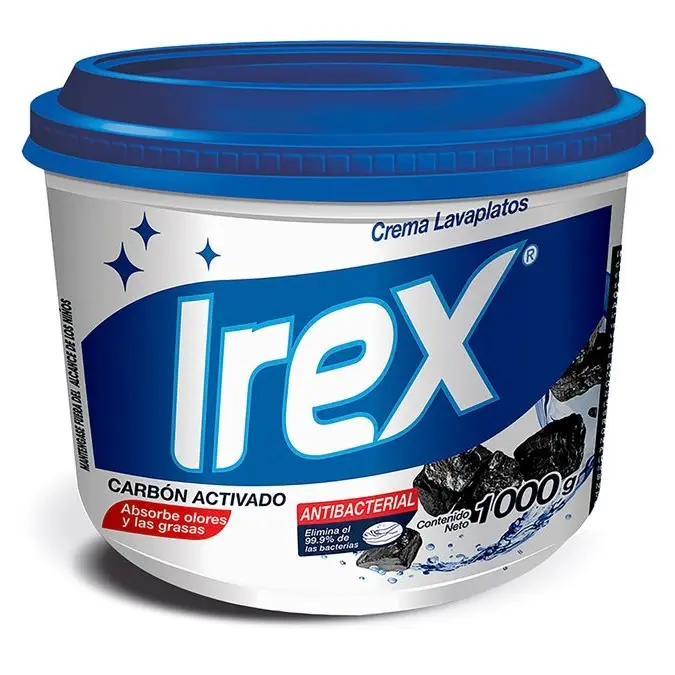 Lavaplatos Irex Carbon Activo 1000g (CAJA12u.)