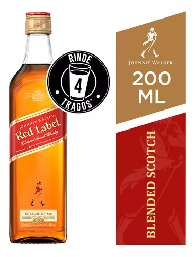 Licor Red Label 200ml (Caja24u.)