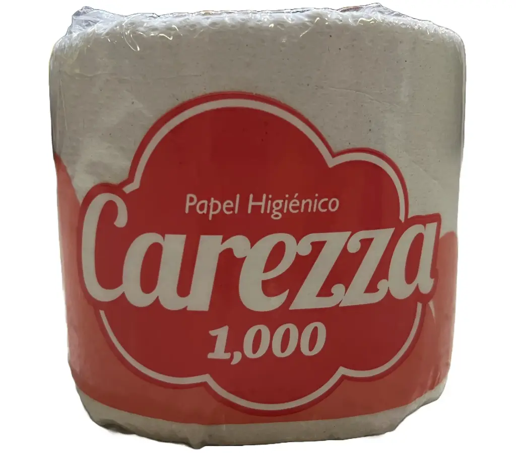 Papel Hig. Carezza 1000H Senc. 1Rollos (Bulto24u.)