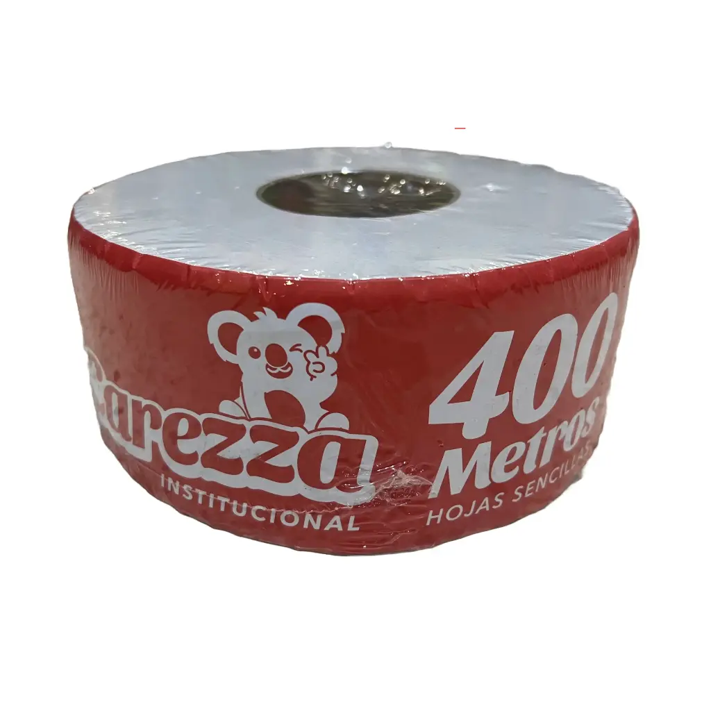 Papel Hig. Carezza Jumbo H. Senc. 400M (Bulto6u.)