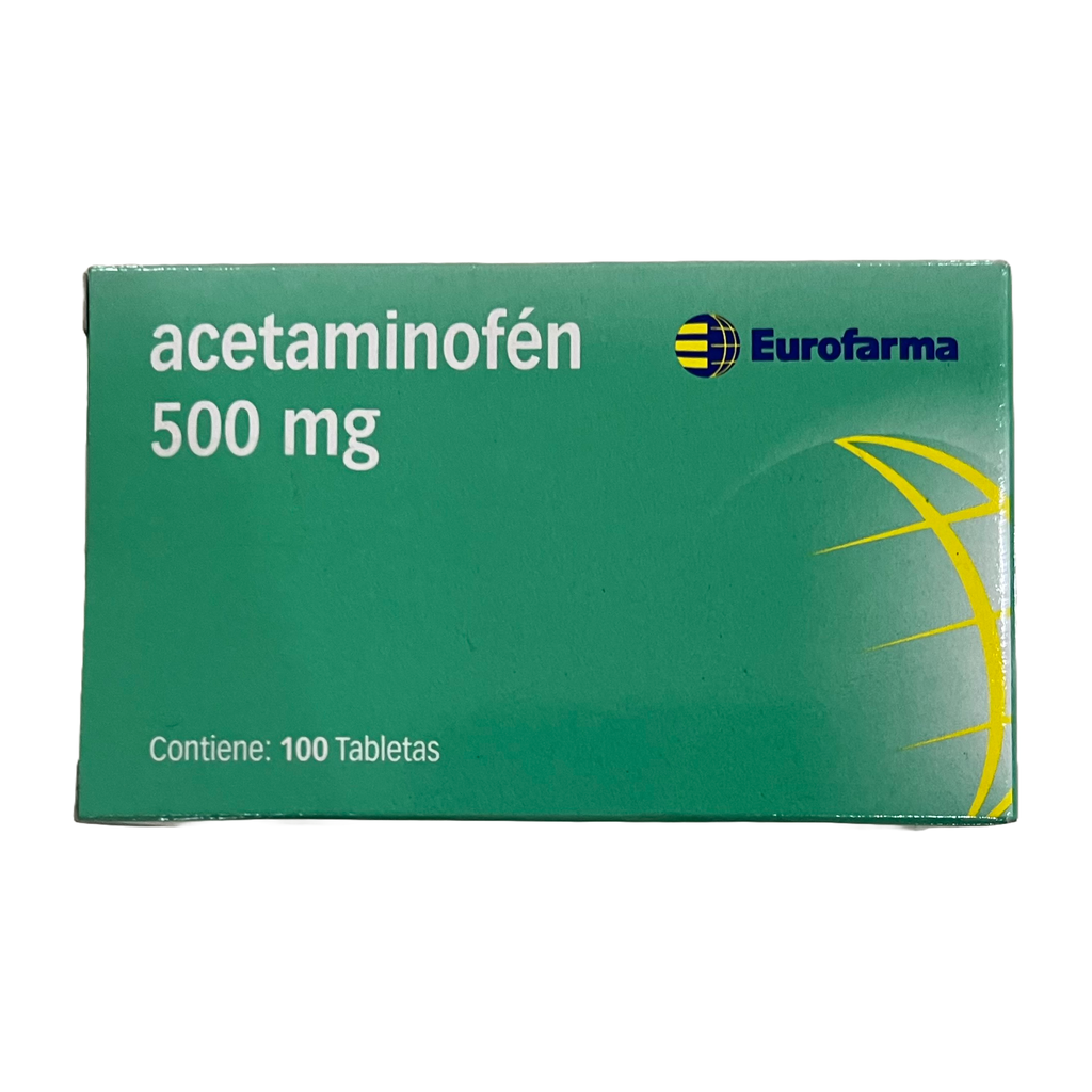 Medi. Acetaminifen Eurofarma 500mg 100s