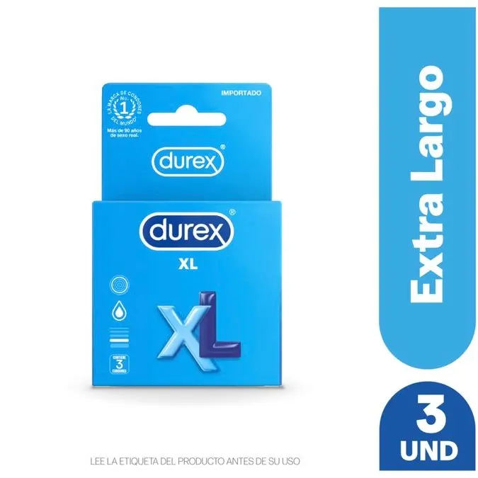 Preservativo Durex XL (CAJA144u.)