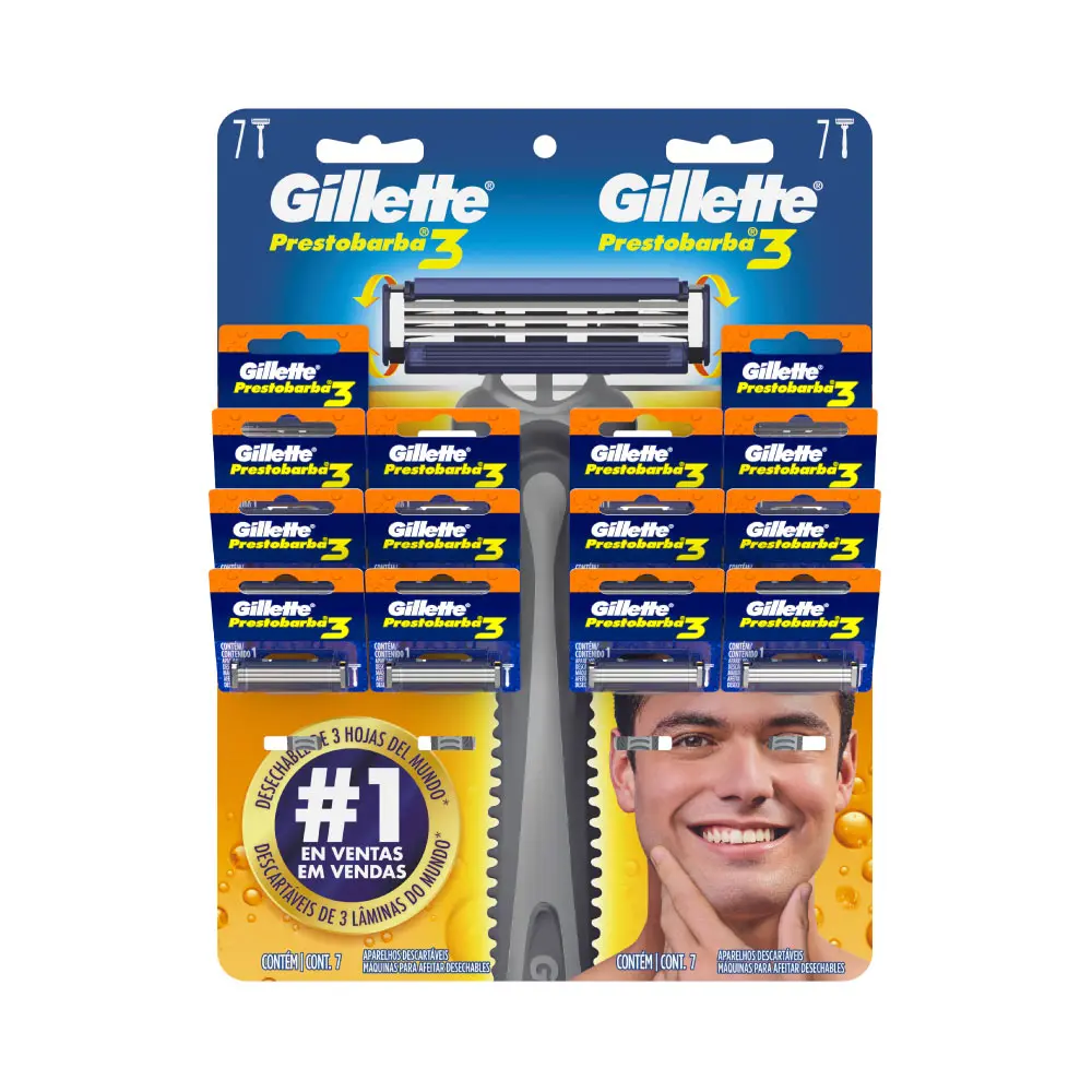 Prestobarba Gillette 3H (CAJA144u.)