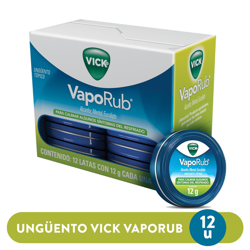 Vick VapoRub 12g Lata (CAJA12u.)