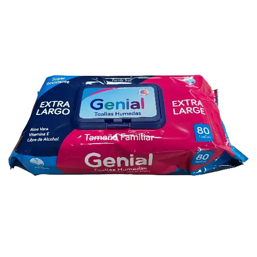 Toalla Humedas Genial 80s (Caja18u.)