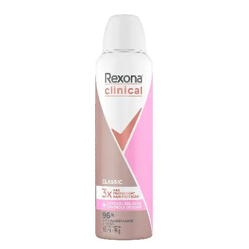 Deso. Rexona•Clinical Spray Mujer Classic (CAJA12u.)