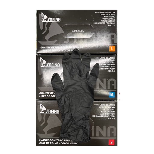 Guante Nitrilo Negro S (Caja10u.)