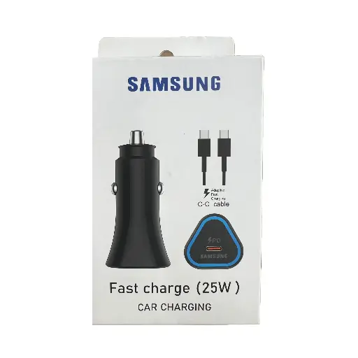 Cargador Carro Samsung Tipo C C/Cable