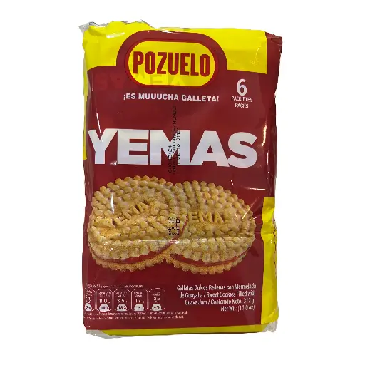 Galleta Pozuelo Yema 6u. (Caja14u.)