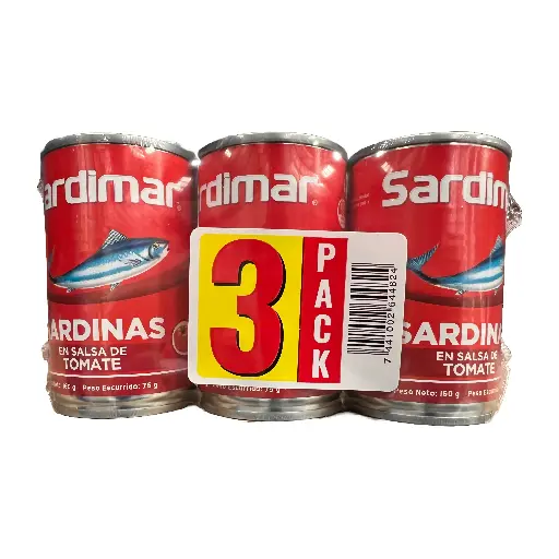 Sardina Sardimar Dulce 3pack (Caja16Paq.) 