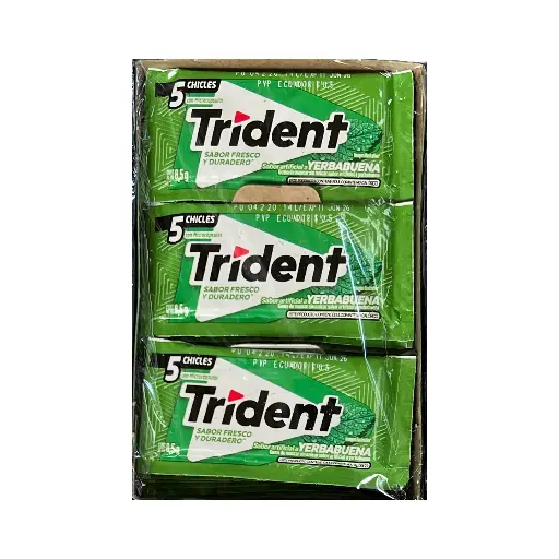 Trident Yerbabuena 5s (Caja30paq.)