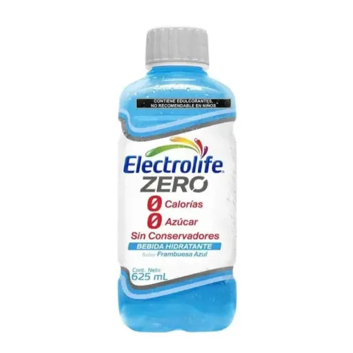 Bebida Suero Electrolit Zero Frambuesa Azul 625ml (Caja12u.)