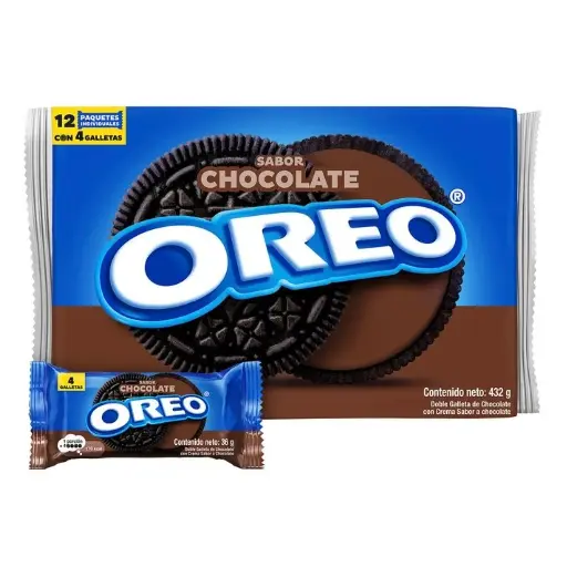 Galleta Oreo Chocolate 12u. (Caja12u.)