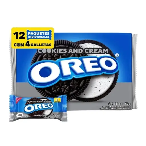 Galleta Oreo Cookies and Cream 12u. (Caja12u.)