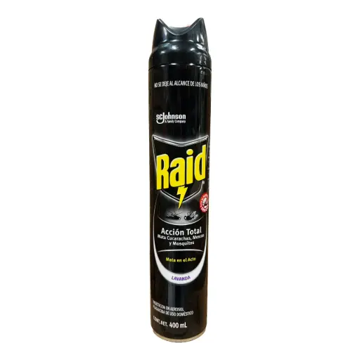 SC Johnson Raid Accion Total 400ml (Caja12u.)