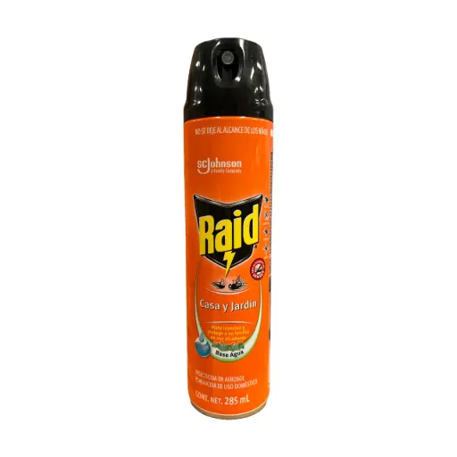 SC Johnson Raid Casa y Jardin 285ml (Caja12u.)