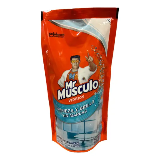 SC Johnson Mr Musculo Limp. Vidrio 500ml Doypack (Caja12u.)