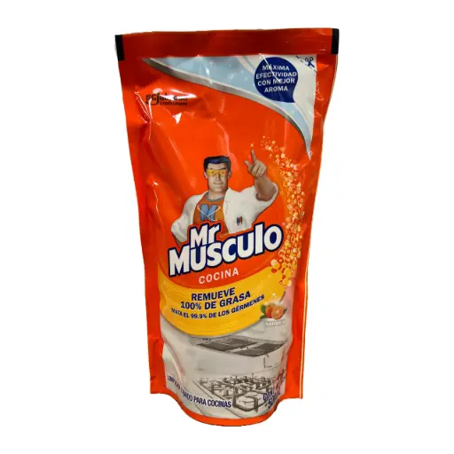 SC Johnson Mr Musculo Limp. Cocina Naranja 500ml Doypack (Caja12u.)