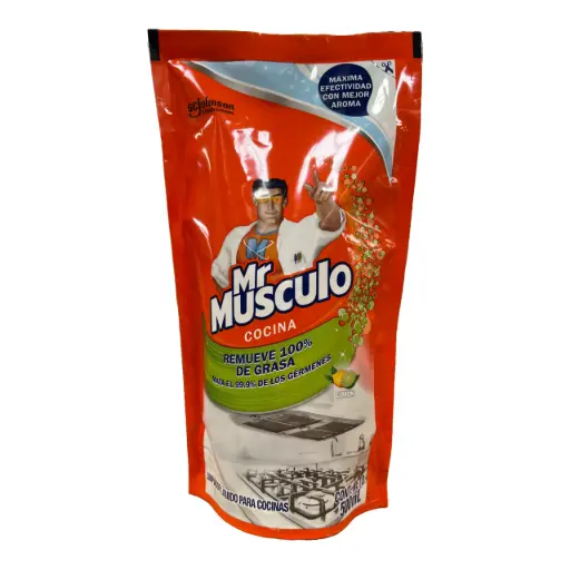 SC Johnson Mr Musculo Limp. Cocina Limon 500ml Doypack (Caja12u.)