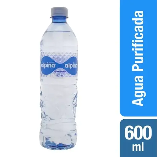 Agua Alpina 600ml Tapa (Bulto12u.)