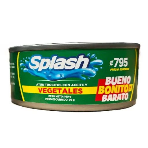 Atun Splash Vegetales 140g (Caja48u.)