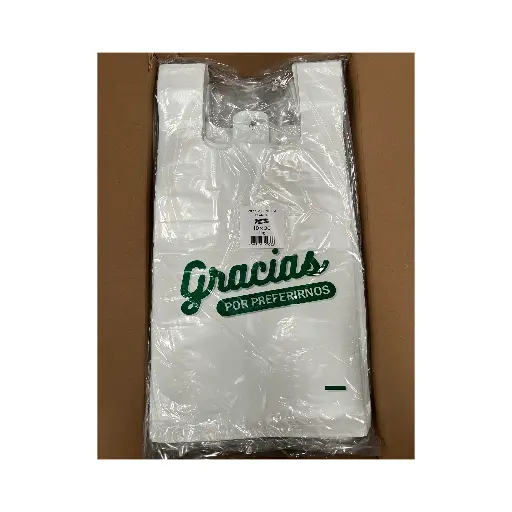 Bolsa Manilla Blanca C/impresion 10x20