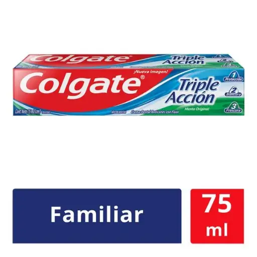 C.D. Colgate Triple Accion 75ml (Caja72u.)