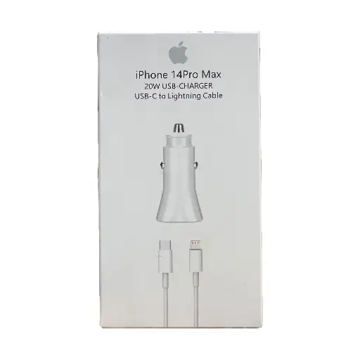 Cargador Carro C/Cable iPhone 