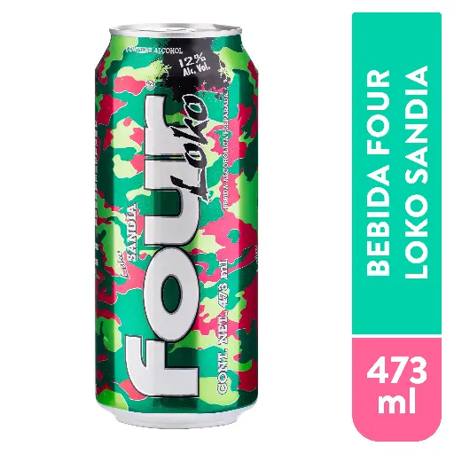 Cerv. Four Loko Sandia (Caja24u.)