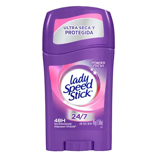 Deso. Lady Speed Stick Barra Powder Fresh (CAJA12u.)