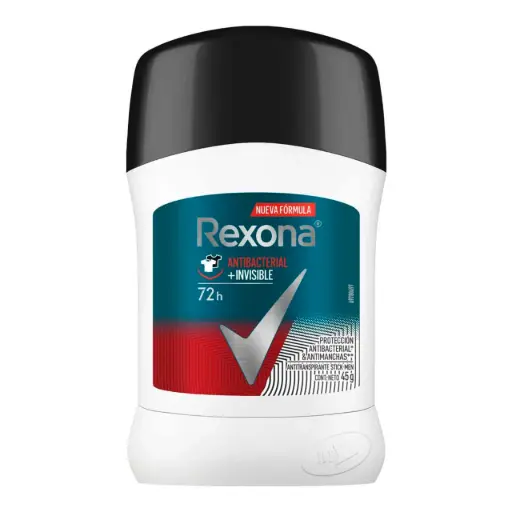 Deso. Rexona Barra Hombre Antibacterial Invisible (CAJA12u.)