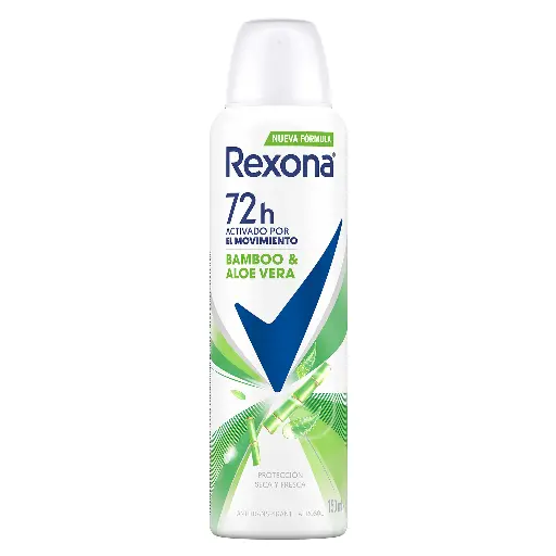 Deso. Rexona Spray Mujer Bamboo & Aloe (CAJA12u.)