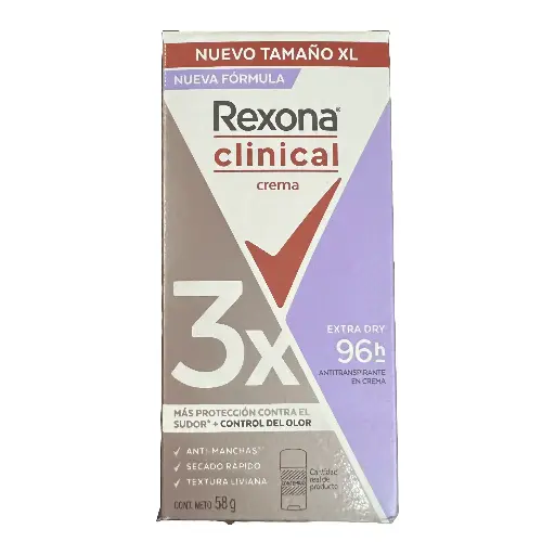 Deso. Rexona•Clinical Mujer XL Extra Dry (CAJA12u.)