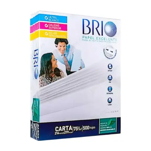 Hoja Blanca Carta 500hojas (Caja10u.)