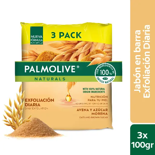 Jabon Palmolive Avena 3Pack (Caja32u.)
