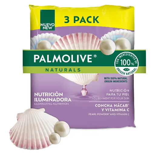 Jabon Palmolive Concha Nacar 3Pack (Caja32u.)