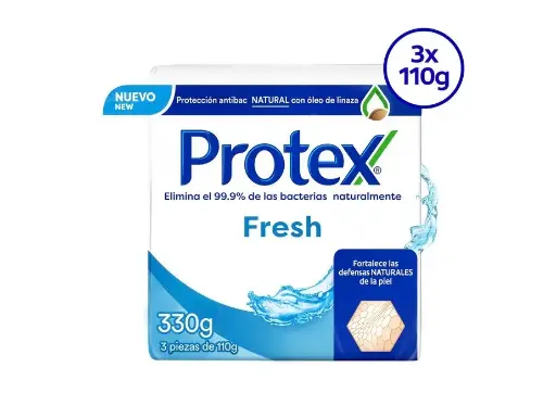 Jabon Protex Fresh 3Pack (Caja32u.)