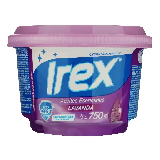 Lavaplatos Irex Lavanda 750g (CAJA12u.)
