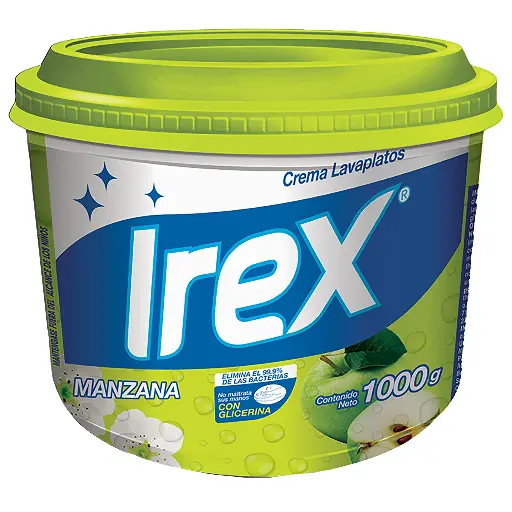 Lavaplatos Irex Manzana 1000g (CAJA12u.)