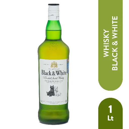 Licor Black & White 1L (Caja12u.)