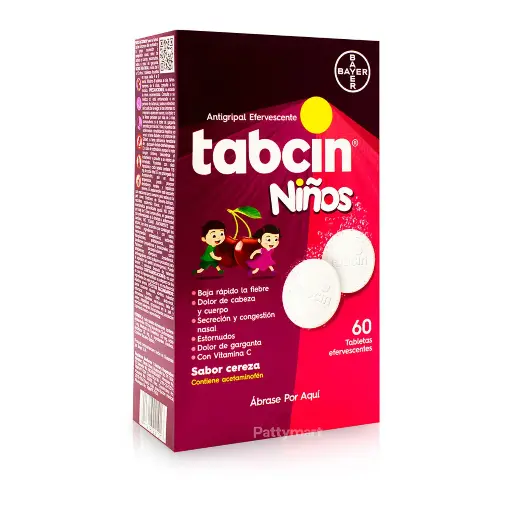 Medi. Tabcin Efev. Niños 60s
